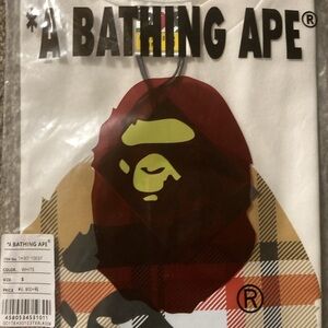 Burberry White and Brown Short Sleeve Tee